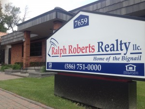 The offices of Ralph Roberts Realty LLC, Ralph's real estate operation in Utica, MI.